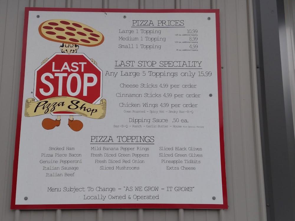 Last Stop Pizza Shop Menu image 4